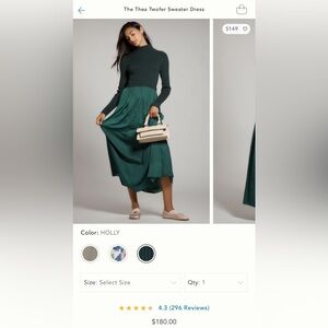 Anthropologie Twofer Black Dress